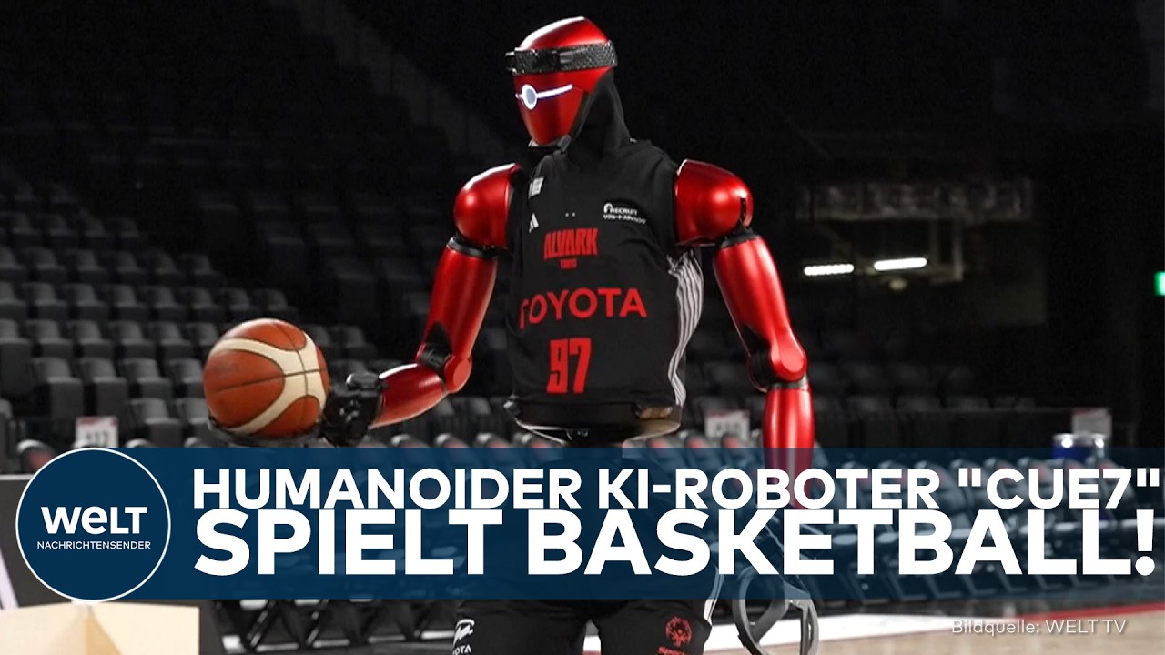 JAPAN: Toyota präsentiert KI-Basketballroboter! Humanoide Maschine trifft Würfe wie ein Profi!