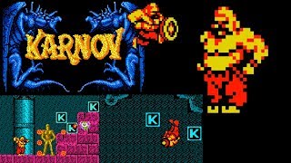 Karnov  (FC · Famicom) video game port | full game completion session 🎮