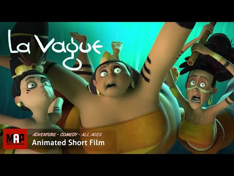 Adventure Fantasy CGI 3d Animated Short Film ** THE WAVE / LA VAGUE ** Funny Kids Animation by ESMA