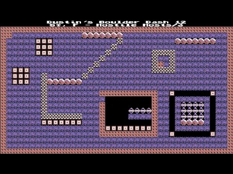 GDash Dustin's Boulder Dash 12. Cave F - Hostile Hosts/3