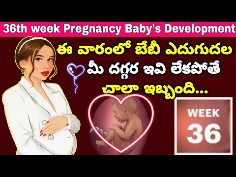 గర్భం 36వ వారం | 36th Week of Pregnancy Symptoms Changes & Baby Development | 36th Week of Pregnancy