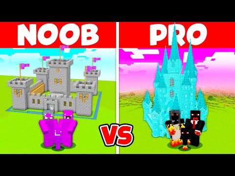 BATALHA DE BUILDS DE NOOB vs PRO NO MINECRAFT