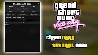 How to Install Cheat menu (2023) in GTA Vice City