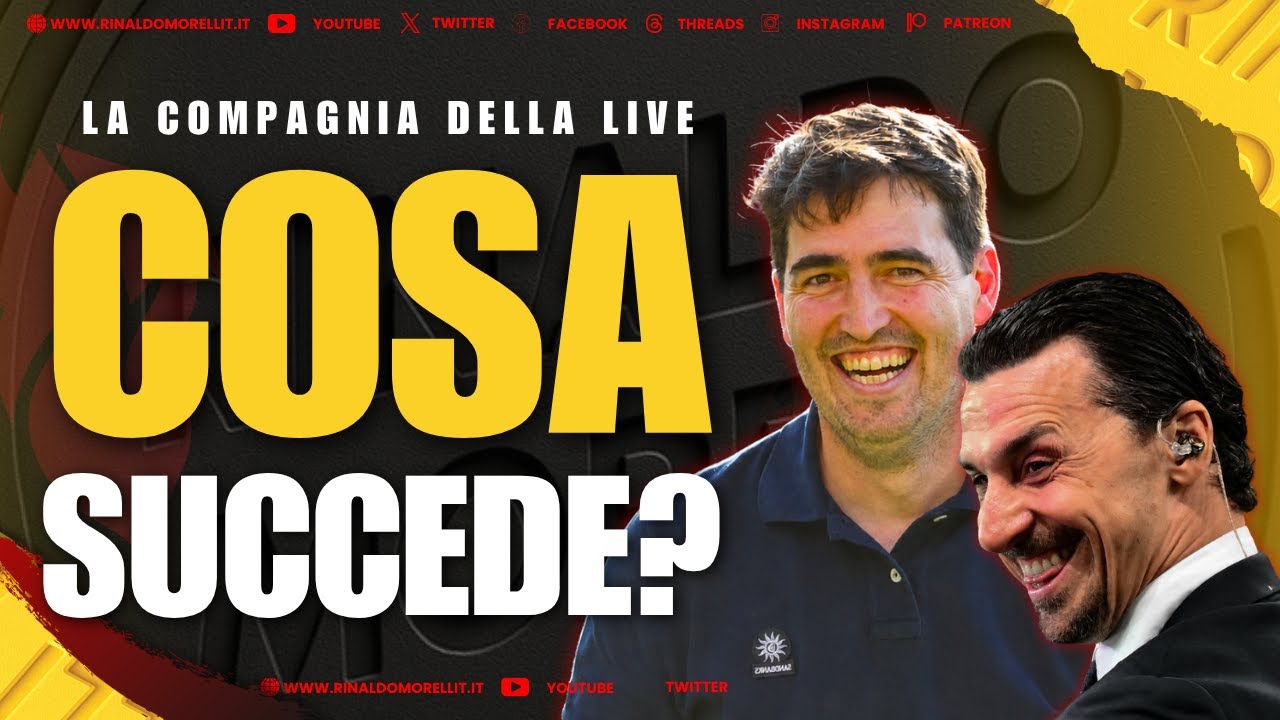 Romanzo CARDINALE! Ibra sceglie tutto, il MILAN rischia! | La Compagnia della Live ep.316