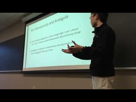 Ming Ho on Delta Debugging