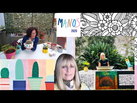 ManosalaObraTv 2020 Programa 13 - Renovar Macetas - Zentangle