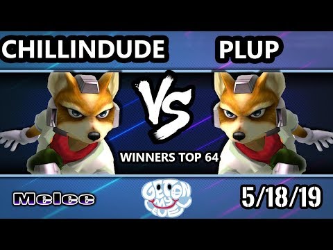 GOML 2019 SSBM - PG | Plup (Sheik, Fox) Vs. TL | Chillindude (Fox) Smash Melee Tournament W. Top 64