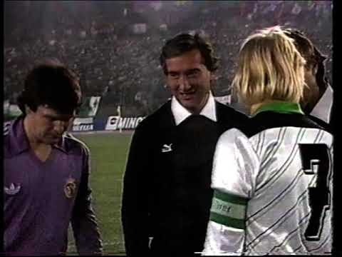 UEFA Cup 1985-86. Borussia Mönchengladbach - Real Madrid. Full Match (part 1 of 4).