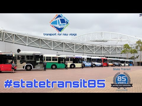 Transport for NSW Vlog No.1115 #statetransit85 Media Event