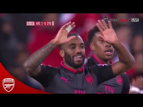 Alexandre Lacazette vs Sydney (Debut Goal for Arsenal) 720p HD