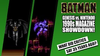 Batman vs. Batman: 1990s Critics Pick the Winner (Genesis vs. Nintendo Entertainment System)