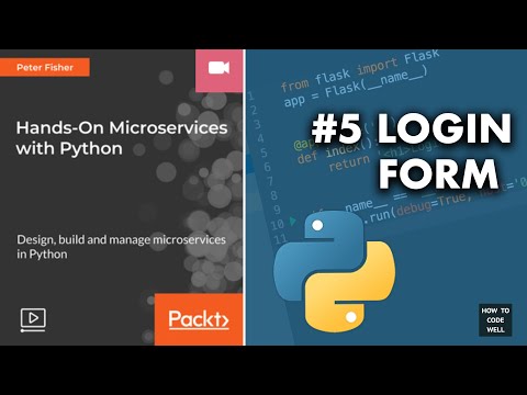 Python Flask Tutorial 5 Login Form Classes