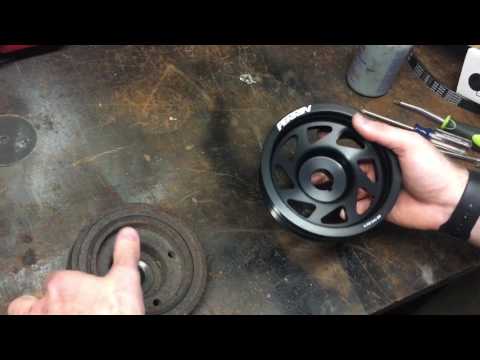 02 Subaru WRX Bugeye Perrin crank pulley install and test drive