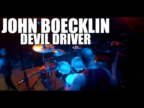 John Boecklin (DevilDriver) - 'Dead To Rights' live drum cam