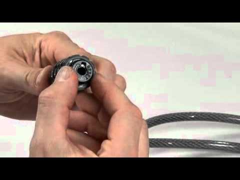 Master Lock No. 8119DPF Cable Lock Integrated Cables with Combination Locks  - The Lock Source