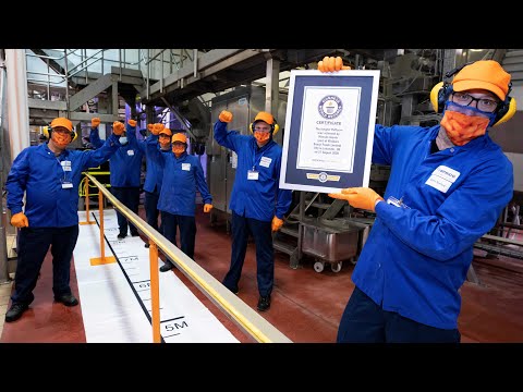 Wotsits Giants Set New GUINNESS WORLD RECORDS® For The Biggest Snack On The Planet | Walkers Crisps