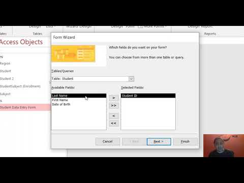 Creating Forms in Microsoft Access – Island Class