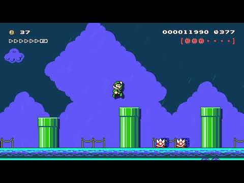 1 - 1 but it's Super Metroid by MUTANK 🍄 Super Mario Maker 2 ✹Switch✹ #bfb