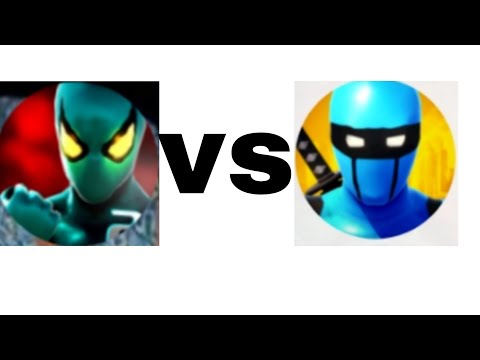 Blue ninja vs Power spider 2