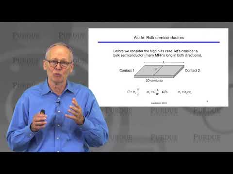 nanoHUB-U MOSFET Essentials L4.2: Transmission Theory of the MOSFET - Landauer at Low & High Bias