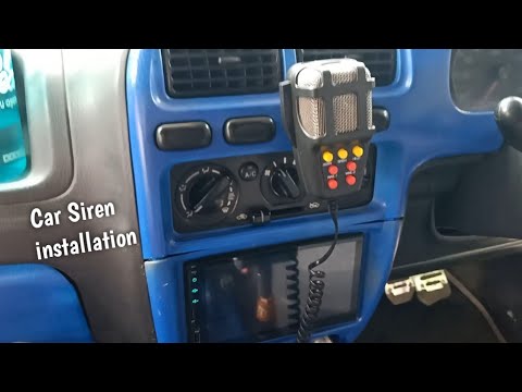 Car siren speaker can offer 5 loud and clear sounds speaker installation