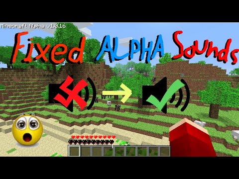 How to get alpha sounds working in Minecraft | tutorial
