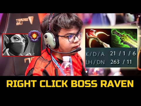 FNATIC.RAVEN THE RAID BOSS IN RANK - TRY CARRY MASTER TIER TEMPLAR