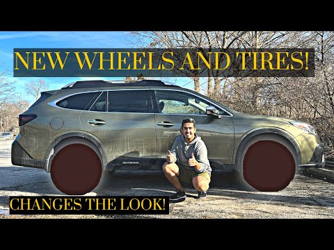 NEW WHEELS FOR THE SUBARU! #new #wheels #subaru