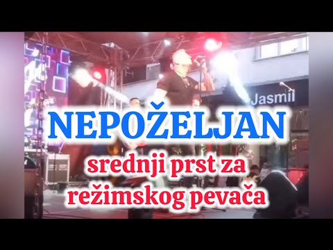 Srednji prst za ćaci pevača: Djordje David izviždan u Loznici, dočekan sa pištaljkama i vuvuzelama