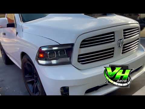 09-18 Dodge Ram DUAL SEQUENTIAL LED Projector Headlights