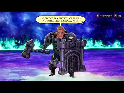 Bravely Default 2 Hard Mode - Defeat Galahad 1st Encounter and Secret Scene