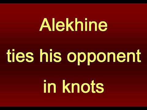 Alekhine vs Teichmann - Berlin 1921