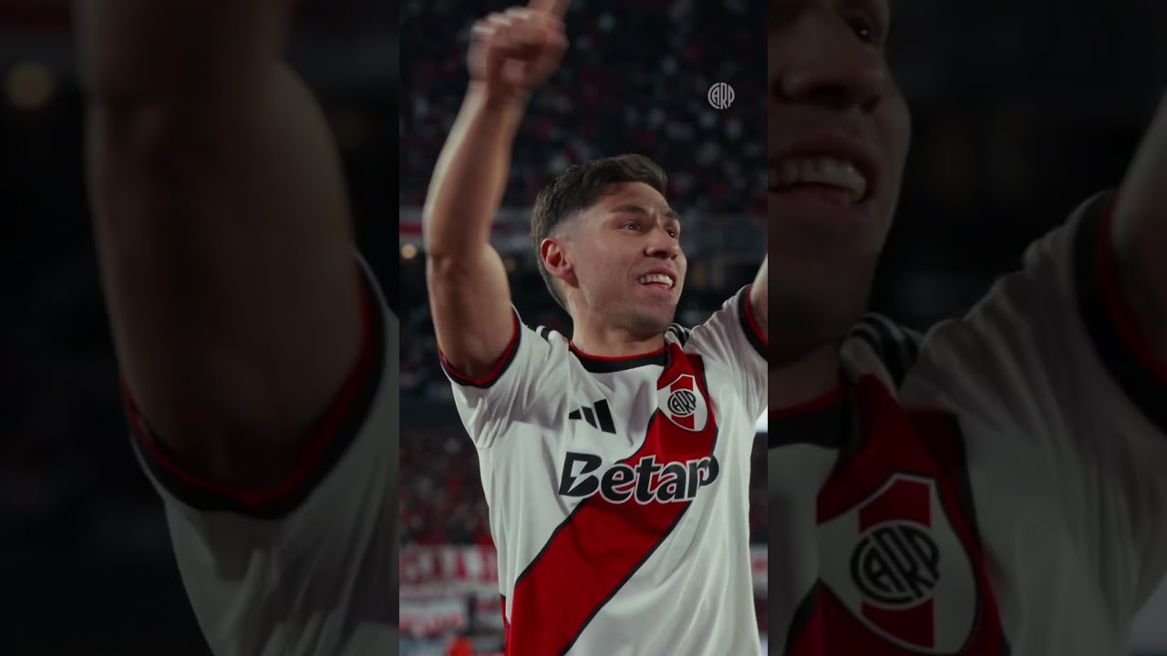 El GOL de #Montiel y la reacción de #Ponzio para el 1-0 de River vs. IRM