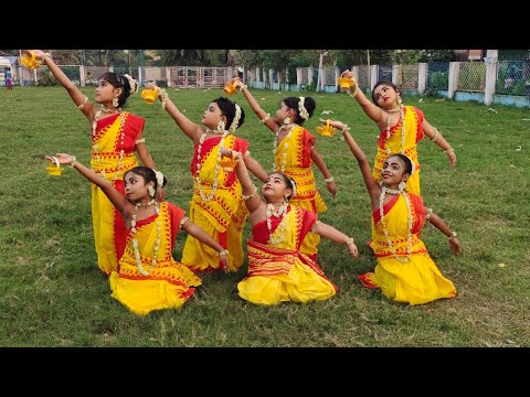 Shiuli Tolay Vor Belay|| Nazrul Giti ||Durga Puja Special  Dance ||