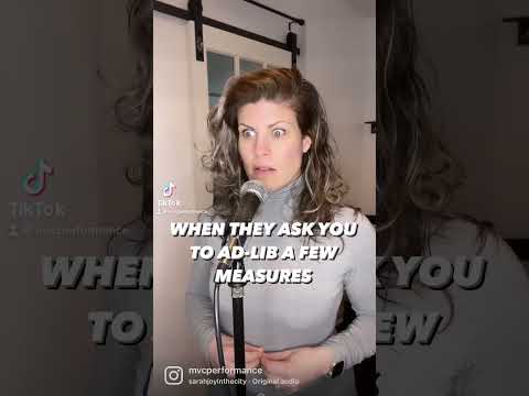 When they ask you to #adlib #howtosing #singers #voicecoach