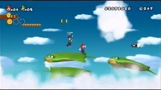 【ホームで一泊】赤と緑と時々おかん!?/女2人でNewスーパーマリオブラザーズWii【実況23】