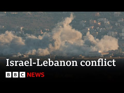 Watch the video | More blasts in Beirut after key route out of Lebanon hit by Israeli strike | BBC News