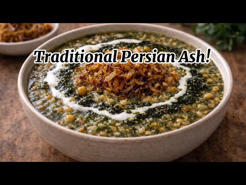 Traditional Persian Ash-e Jo