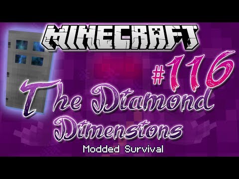 "INTERDIMENSIONAL TRIP" | Diamond Dimensions Modded Survival #116 | Minecraft