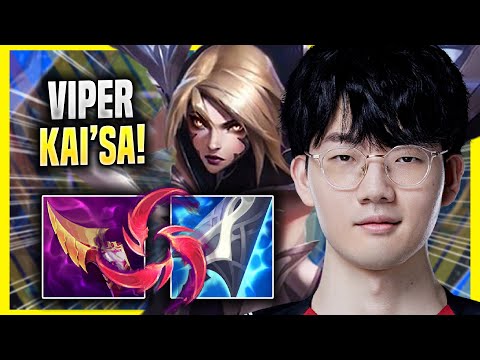 VIPER IS A GOD WITH KAI'SA! - EDG Viper Plays Kai'sa ADC vs Jhin! | Season 2022