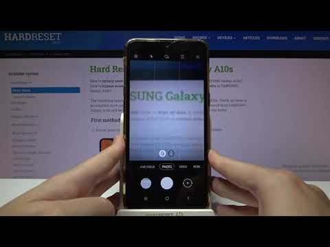 How to Turn On Camera Grid Lines in SAMSUNG Galaxy A10s – Add Helper Lines