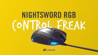 Video thumbnail for CORSAIR NIGHTSWORD RGB - Smart Tunable Gaming Mouse by CORSAIR