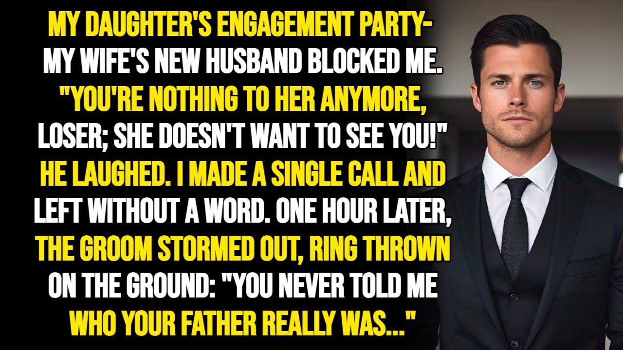 My Daughter's Fiancé Threw His Ring Away When He Learned Who I Really Was— Truth I Hid for 15 Years