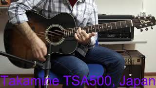 Video thumbnail for Takamine TSA-500 TBS, Japan by P/B Guitars