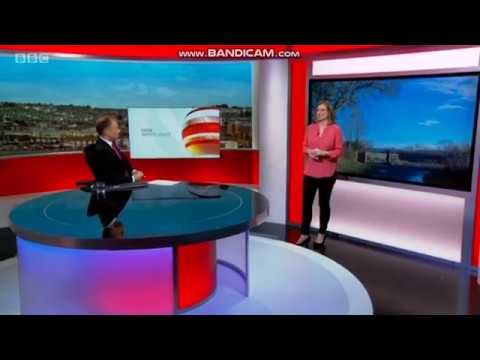 Emily Wood BBC Spotlight lunchtime weather December 20th 2018 - 60 fps