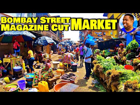 BOMBAY STREET & MAGAZINE CUT MARKET - Freetown Sierra Leone 🇸🇱 🌍 VLog 2022 - Explore With Triple-A