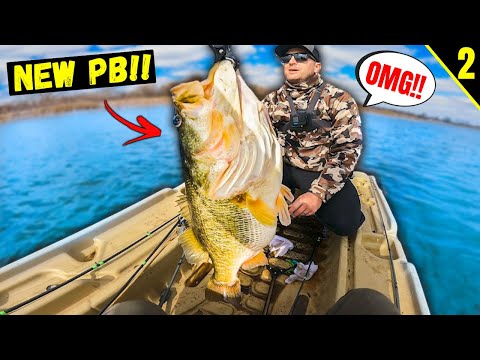 The BIGGEST BASS I've Ever Seen (he couldn’t believe it) **NEW PB** part 2