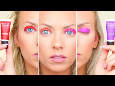 NEW Make Up For Ever Aqua XL Color Paints | EYE SWATCHES & Review