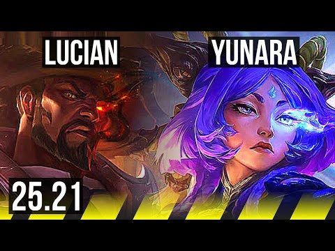 LUCIAN & Neeko vs YUNARA & Bard (ADC) | KR Master | 25.21