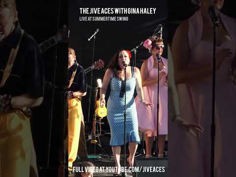 The Jive Aces with Gina Haley - "Teardrops From My Eyes" (Short)